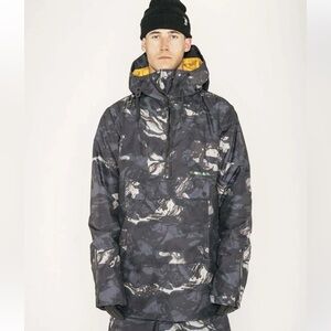 NWOT Armada Sediment Camouflage Rankin Stretch Anorak Ski Jacket
